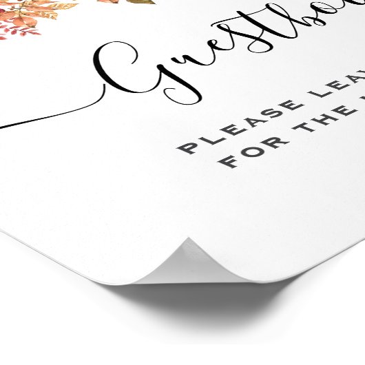 Elegante Herbstwoche Poster (Ecke)