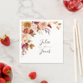 Elegante Herbstwoche Serviette (Beispiel)