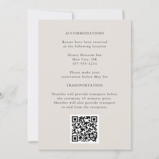 Elegante Herbstwoche Wasserfarben Blumenhochzeit Einladung (Rückseite)