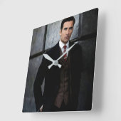 Elegante Herren Wanduhr (Winkel)