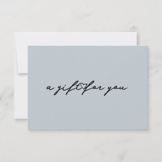 Elegante Herz Beauty Geschenkgutschein Einladung (Vorderseite)