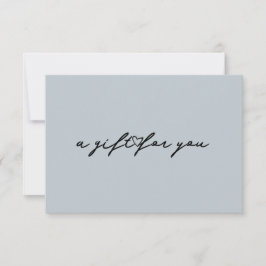 Elegante Herz Beauty Geschenkgutschein Einladung