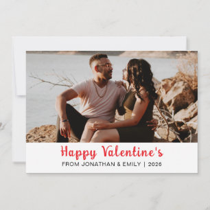 Elegante Herzen Frohen Valentinstag 1 Foto Feiertagskarte