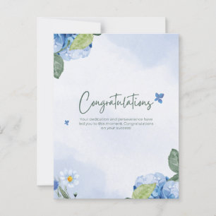 Elegante herzliche Glückwünsche Postkarte
