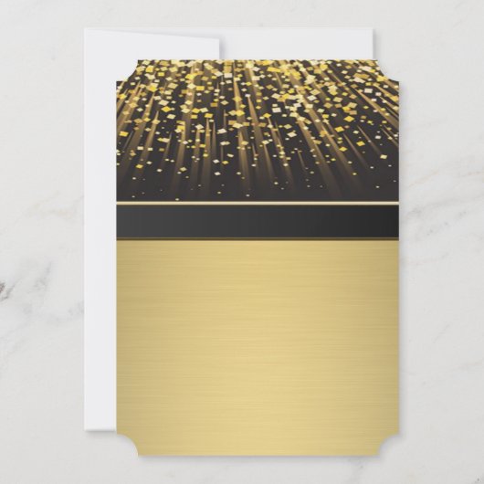 Elegante High Heel, Wein, Ballons, Ruhestand Party Einladung (Rückseite)