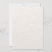 Elegante High Tea Bridal Dusche Einladung (Rückseite)