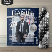 Elegante Hintergrundbild Custom Magazine Cover Wandteppich