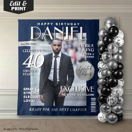 Elegante Hintergrundbild Custom Magazine Cover Wandteppich