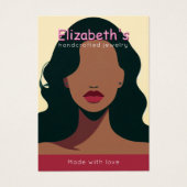 Elegante hinzufügen Sie Ihr Logo Earring Display-K (Vorderseite)