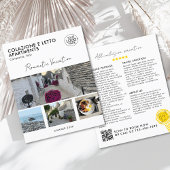 Elegante Hinzufügen von QR-Code-Promo für Ihr Logo Flyer