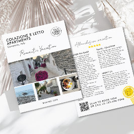 Elegante Hinzufügen von QR-Code-Promo für Ihr Logo Flyer