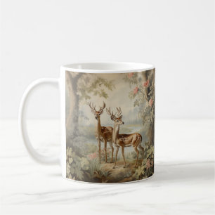 Elegante Hirsche Alte Wälder Kaffeetasse