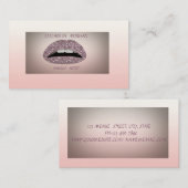 Elegante, hochmoderne Glitterie Visitenkarte (Vorne/Hinten)