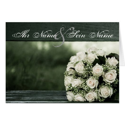 Elegante Hochzeit (Vorderseite (Horizontal))
