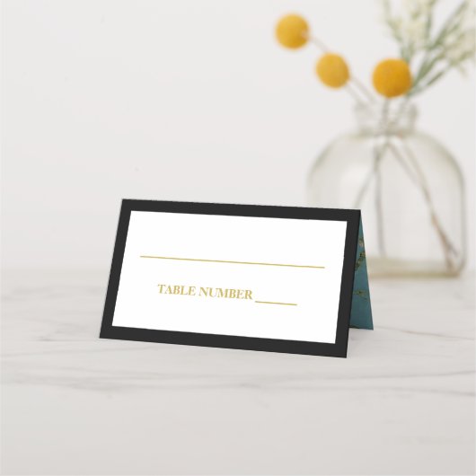 Elegante Hochzeit "Almond Blossom" Platzkarte (Vorderseite)