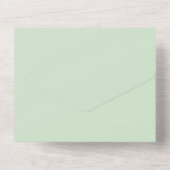 Elegante Hochzeit am Schwarzen Meer All In One Einladung (Rückseite)