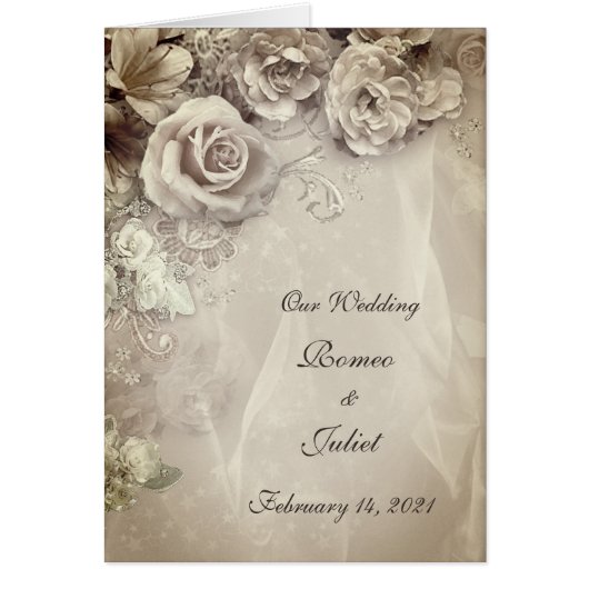 Elegante Hochzeit (anpassbar) (Vorne)
