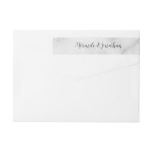 Elegante Hochzeit aus weißem Marmor (Rückseite)