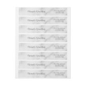 Elegante Hochzeit aus weißem Marmor (Bogen)