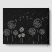 Elegante Hochzeit bei Buggy Gästebuch (Rückseite)