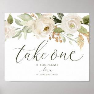 Elegante Hochzeit Bitte Nehmen Sie Ein Schild Foli