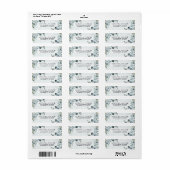 Elegante Hochzeit der Blaublauen Flora (Vorne)