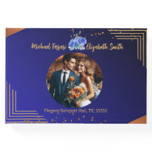 Elegante Hochzeit der Marine und Burnt Orange