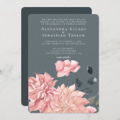 Elegante Hochzeit der Wasserfarben (Vorne/Hinten)