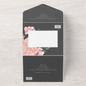 Elegante Hochzeit der Wasserfarben All In One Einladung (Außenbereich)