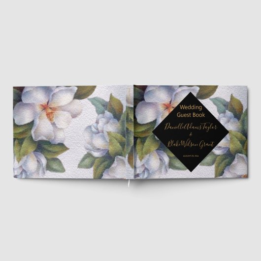 Elegante Hochzeit der Wasserfarben, Empfang Gästebuch (Voll)