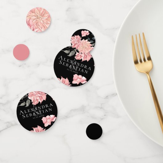 Elegante Hochzeit der Wasserfarben Konfetti (Gruppe)