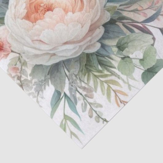 Elegante Hochzeit der Wasserfarbenbride Seidenpapier (Detail)