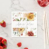 Elegante Hochzeit der Wasserfarbenkalligraphie Serviette (Beispiel)