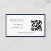 Elegante Hochzeit des botanischen Wappen Begleitkarte (Vorderseite)