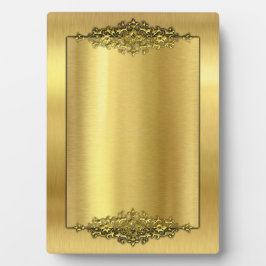 Elegante Hochzeit Easel, Gold Fotoplatte