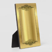 Elegante Hochzeit Easel, Gold Fotoplatte (Seite)