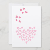 Elegante Hochzeit Einladung (Rückseite)