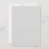Elegante Hochzeit Einladung (Rückseite)
