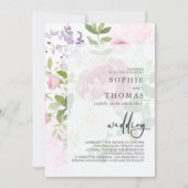 Elegante Hochzeit Einladung (Vorderseite)