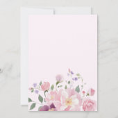 Elegante Hochzeit Einladung (Rückseite)