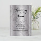 Elegante Hochzeit Einladung (Stehend Vorderseite)