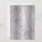 Elegante Hochzeit Einladung (Rückseite)