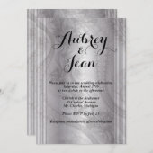 Elegante Hochzeit Einladung (Vorne/Hinten)