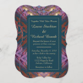 Elegante Hochzeit Einladung (Vorne/Hinten)