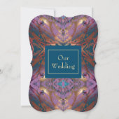 Elegante Hochzeit Einladung (Rückseite)