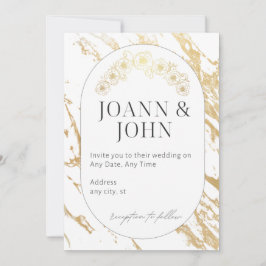 Elegante Hochzeit Einladung