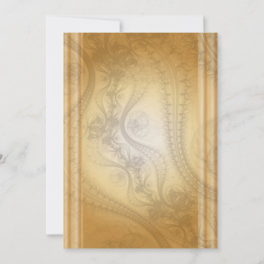 Elegante Hochzeit Einladung (Rückseite)