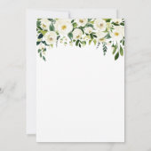 Elegante Hochzeit Einladung (Rückseite)