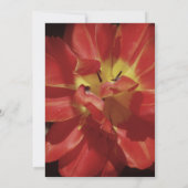 Elegante Hochzeit Einladung Tulip Blume (Rückseite)