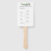 Elegante Hochzeit Fächer (Rückseite)